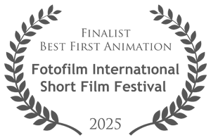 FINALIST Laurel in Best First Animation Category at Fotofilm Internatıonal Short Film Festival 2025 for Zombie Ship by Deep Flame